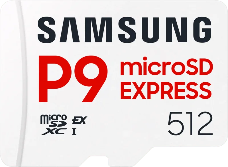MicroSD Express P9 Express 310MB/s van Samsung, 512 GB – cover