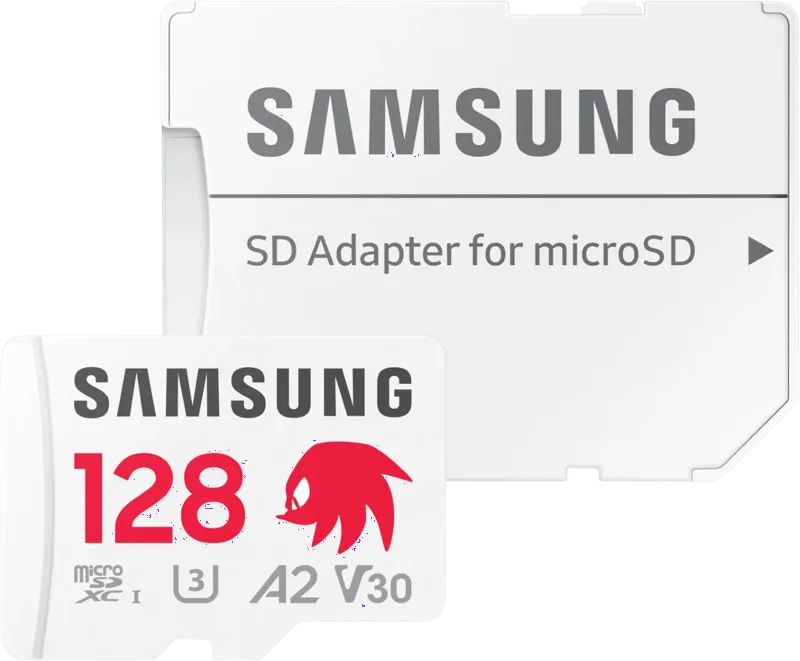 MicroSDXC PRO Plus Sonic the Hedgehog van Samsung, 128 GB – cover