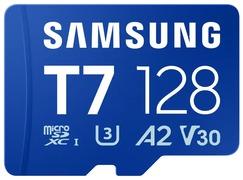 MicroSDXC T7 170MB/s by Samsung, 128 GB – cover
