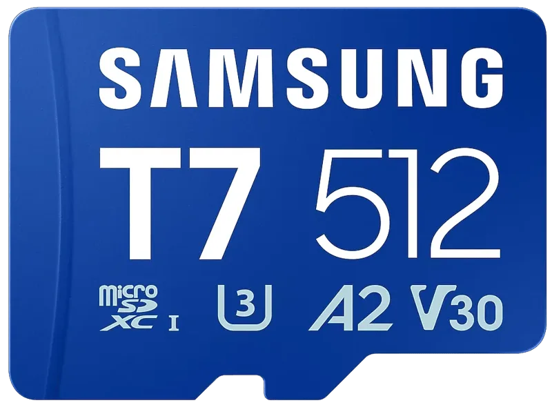 MicroSDXC T7 170MB/s by Samsung, 512 GB – cover