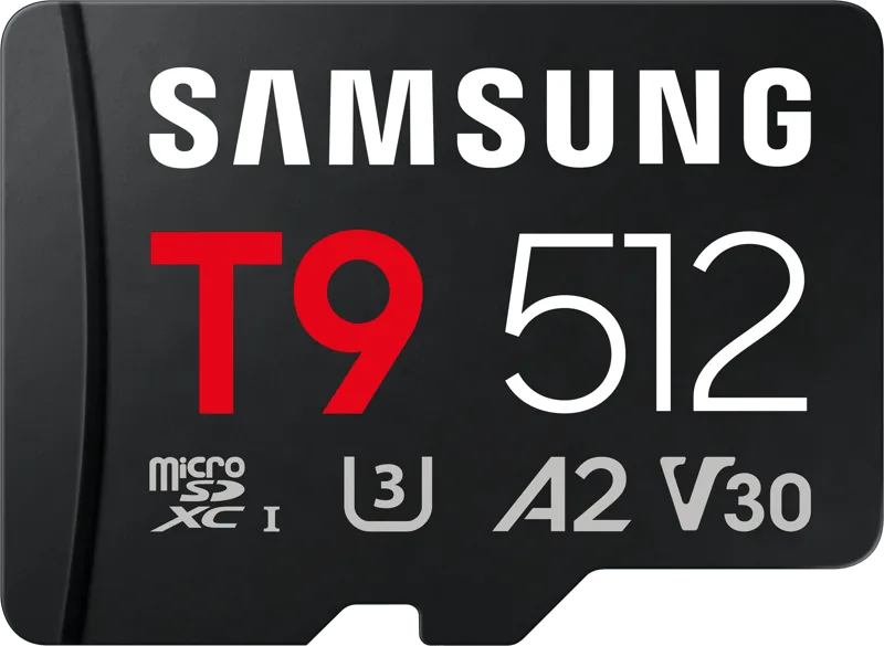 MicroSDXC T9 200MB/s van Samsung, 512 GB – cover