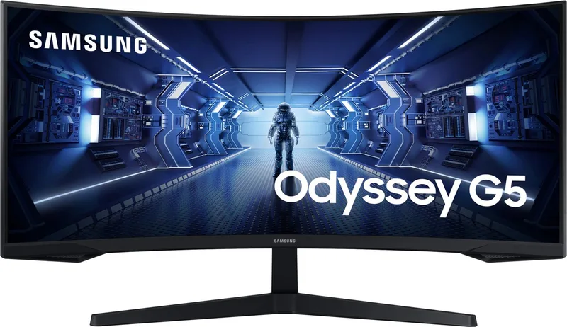 Odyssey G5 LC34G55TWWPXEN - QHD Ultrawide Curved Gaming Monitor - 165Hz - 34 Inch van Samsung – cover
