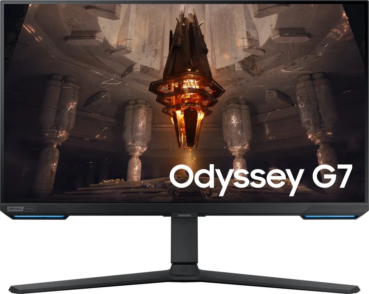 Odyssey G7 LS28BG700EPXEN - 4K IPS Smart Gaming Monitor - Tizen - Wi-Fi - 144hz - 28 inch by Samsung – cover