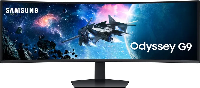 Odyssey G9 LS49CG954EUXEN - DQHD QLED Ultrawide Curved Gaming Monitor - 240Hz - 49 Inch by Samsung – cover