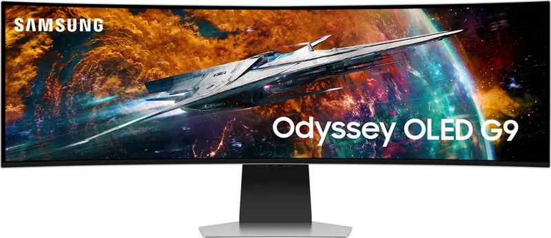 Odyssey G9 LS49CG954SUXEN - Smart OLED Gaming Monitor - Apple AirPlay - Tizen - Wi-Fi - 240hz - 49 inch by Samsung – cover