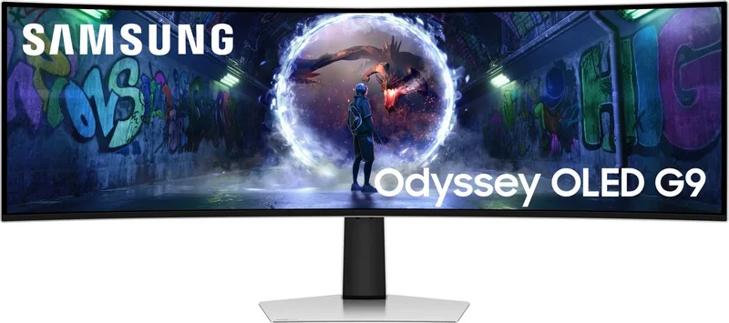 Odyssey G9 LS49DG934SUXEN - DQHD OLED Ultrawide Curved Gaming Monitor - 240Hz - 49 Inch by Samsung – cover