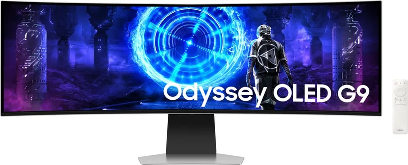 Odyssey G9 LS49DG954SUXEN - DQHD OLED Ultrawide Curved Gaming Monitor - 240Hz - 49 Inch by Samsung – cover