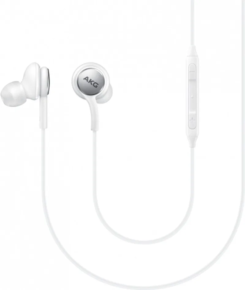 Originele Samsung AKG Headset Oortjes met 3,5mm Jack Aansluiting de Samsung, Blanc – jaquette