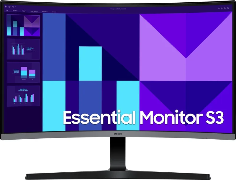 S27D390GAU computer monitor 68,6 cm (27") 1920 x 1080 Pixels Full HD LED de Samsung, Noir – jaquette