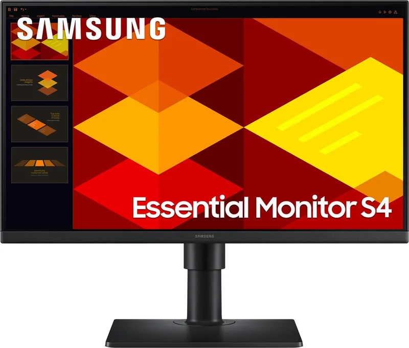 Samsung 22" Essential Monitor S4 S40GD Full HD Monitor de Samsung, Noir – jaquette
