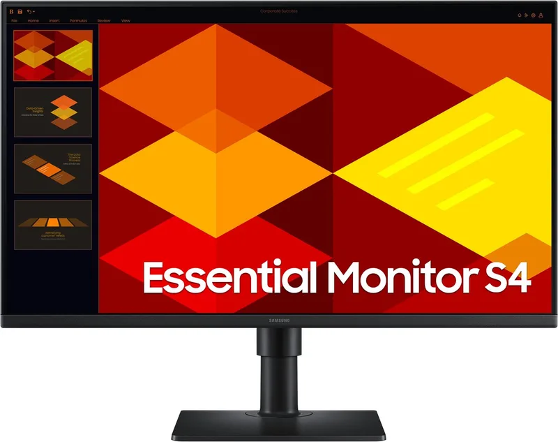 Samsung 27" Essential Monitor S4 S40GD Full HD Monitor de Samsung, Noir – jaquette