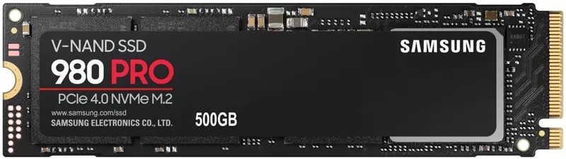 Samsung 980 PRO - Interne SSD - PCIe 4.0 - NVMe M.2 - 500 GB de Samsung – jaquette