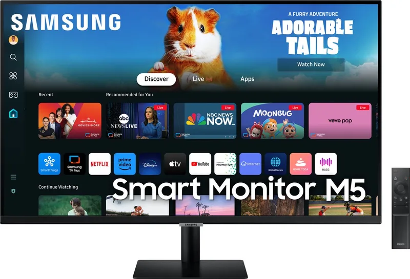 Smart M5 LS32DM502EUXEN - Full HD Smart Monitor - Apple AirPlay - Tizen - Wi-Fi - Bluetooth - 32 Inch by Samsung – cover