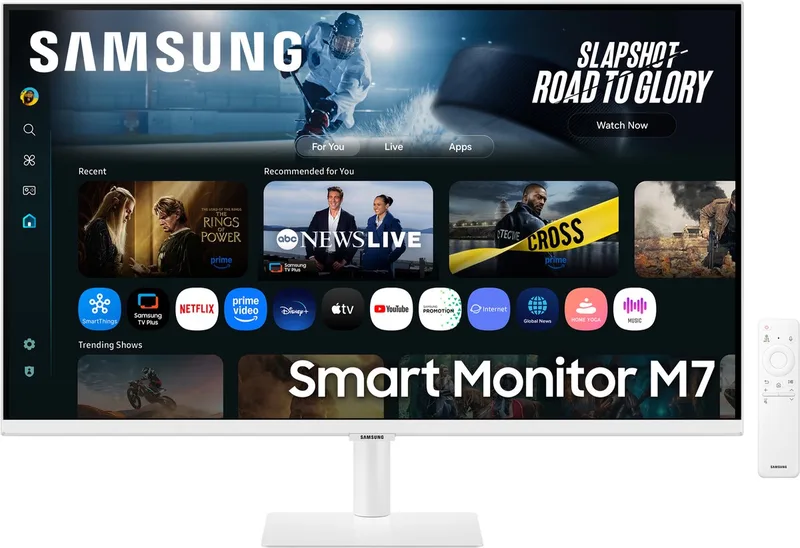 Smart M7 LS32FM703 - 4K - VA-paneel - 32 inch van Samsung, Wit – cover