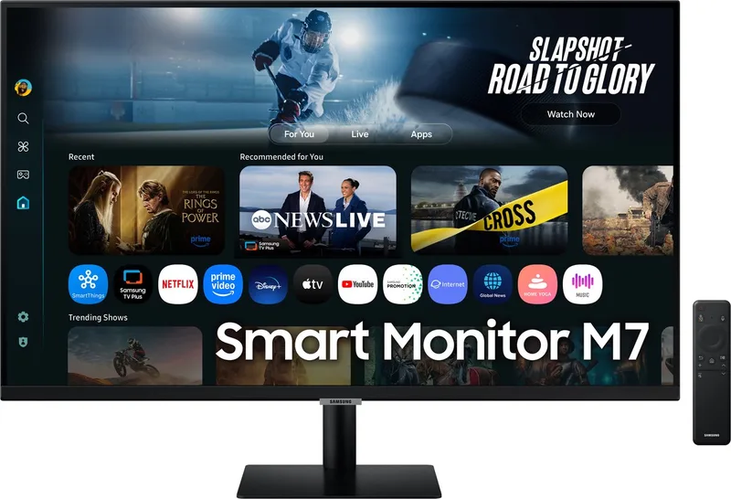 Smart Monitor M7 LS32FM702UUXEN - 4K Smart Monitor - 32 Inch de Samsung – jaquette