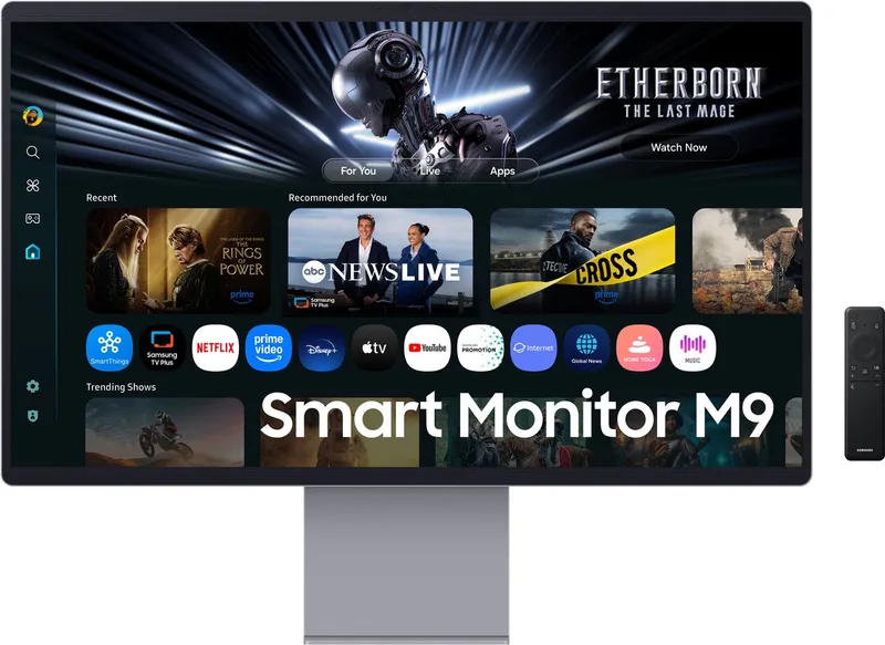 Smart Monitor M9 LS32FM902SUXEN - 4K OLED Smart Monitor - 165Hz - 32 Inch by Samsung – cover