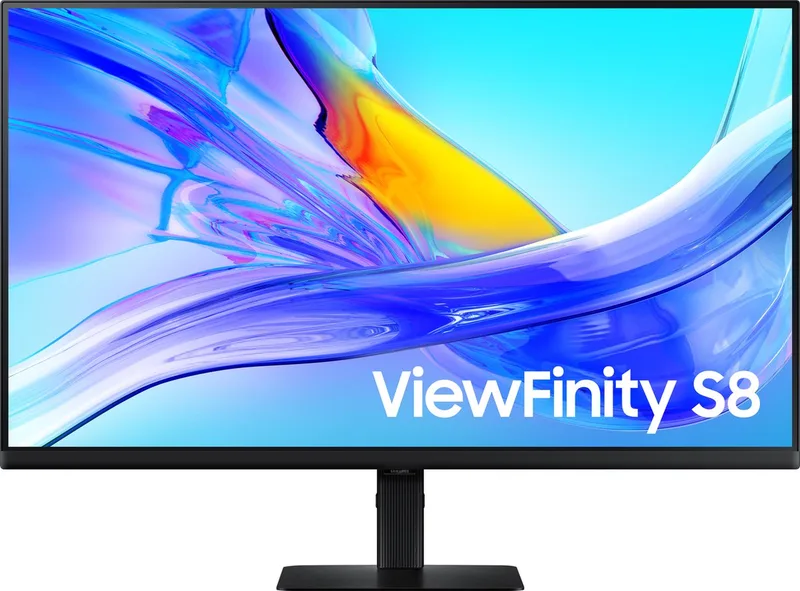 ViewFinity LS32D800UAUXEN - 4K - VA paneel - USB-C Monitor - 90w - RJ45 - 60 Hz - in hoogte verstelbaar - 32 inch de Samsung – jaquette