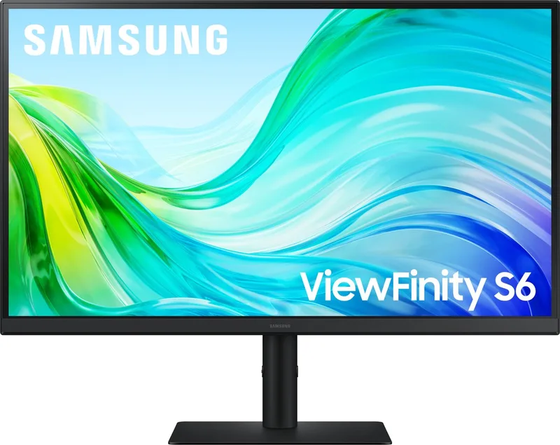 ViewFinity S6 S27F612EAU - LED-monitor - 27" - 2560 x 1440 QHD @ 100 Hz - IPS - 300 cdm² - 1000:1 - 5 ms - 2xHDMI, DisplayPort by Samsung, Black – cover