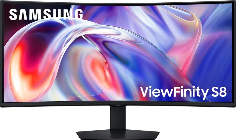 ViewFinity S8 S85TH LS40H850TAUXEN 5K2K WUHD 144Hz Monitor - 40 inch -TB 5.0 - TCO -EPEAT Gold - Energy star de Samsung, Noir – jaquette