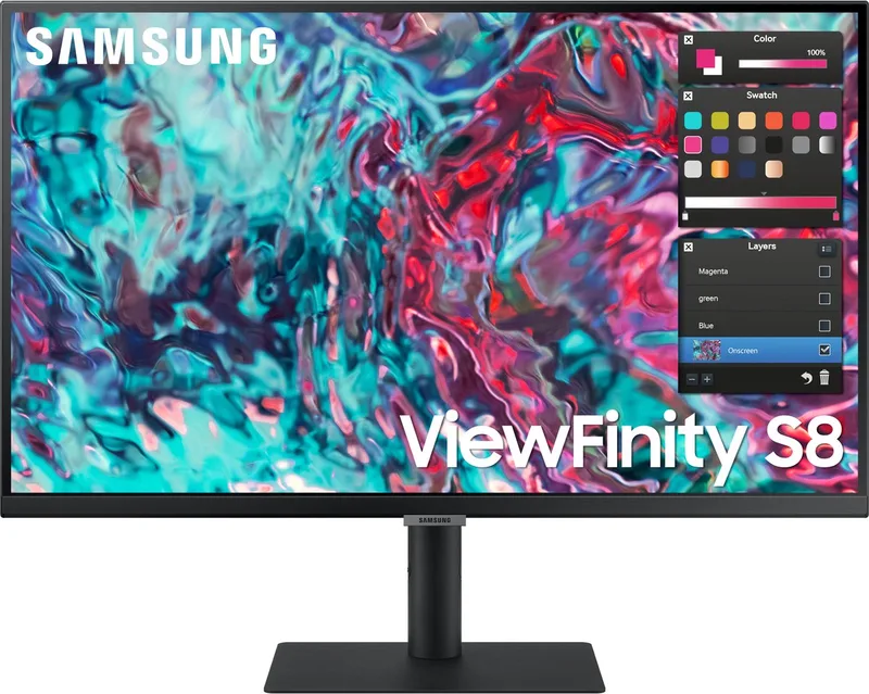ViewFinity S80TB - LS27B800TGUXEN - 4K Thunderbolt Monitor - RJ45 - USB-Hub - Ergonomisch - 27 inch by Samsung – cover