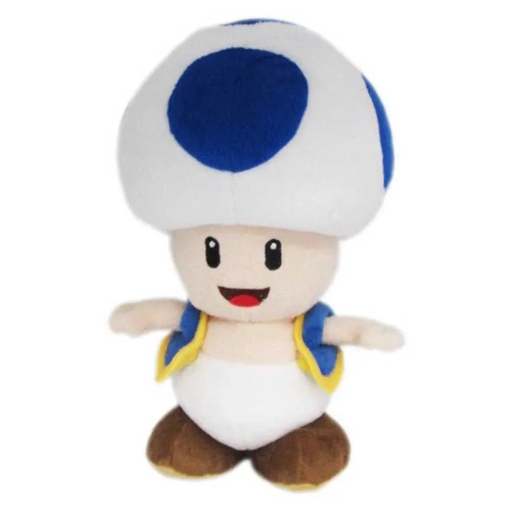 Super Mario Blauwe Pad Teddy 20 Cm by San-ei – cover