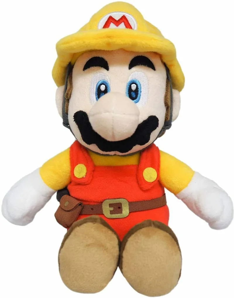 Super Mario Pluche - Builder Mario (24cm) van San-ei – cover