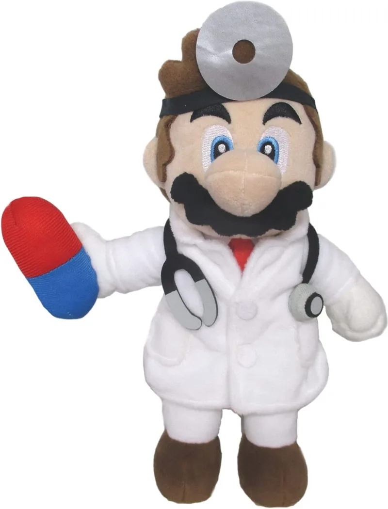 Super Mario Pluche - Dr. Mario (23cm) van San-ei – cover