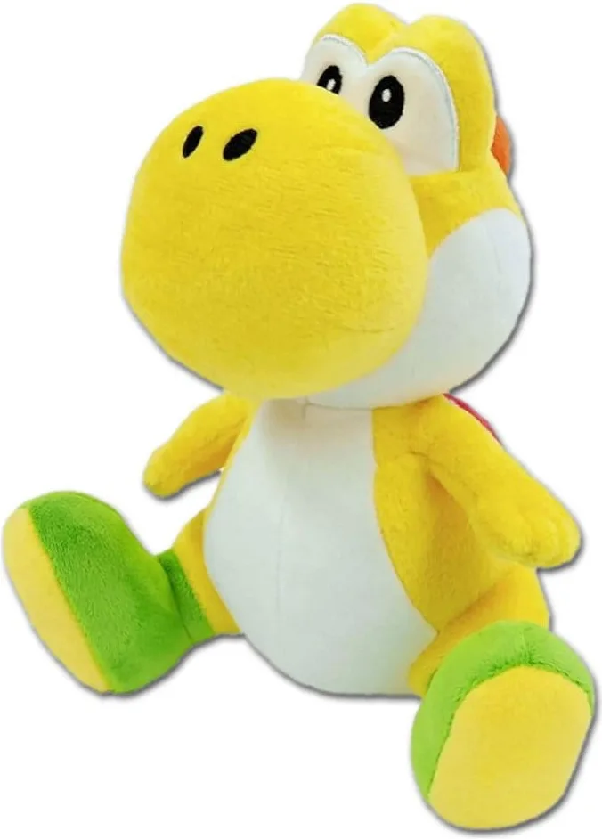 Super Mario Pluche - Yoshi (Yellow) by San-ei – cover