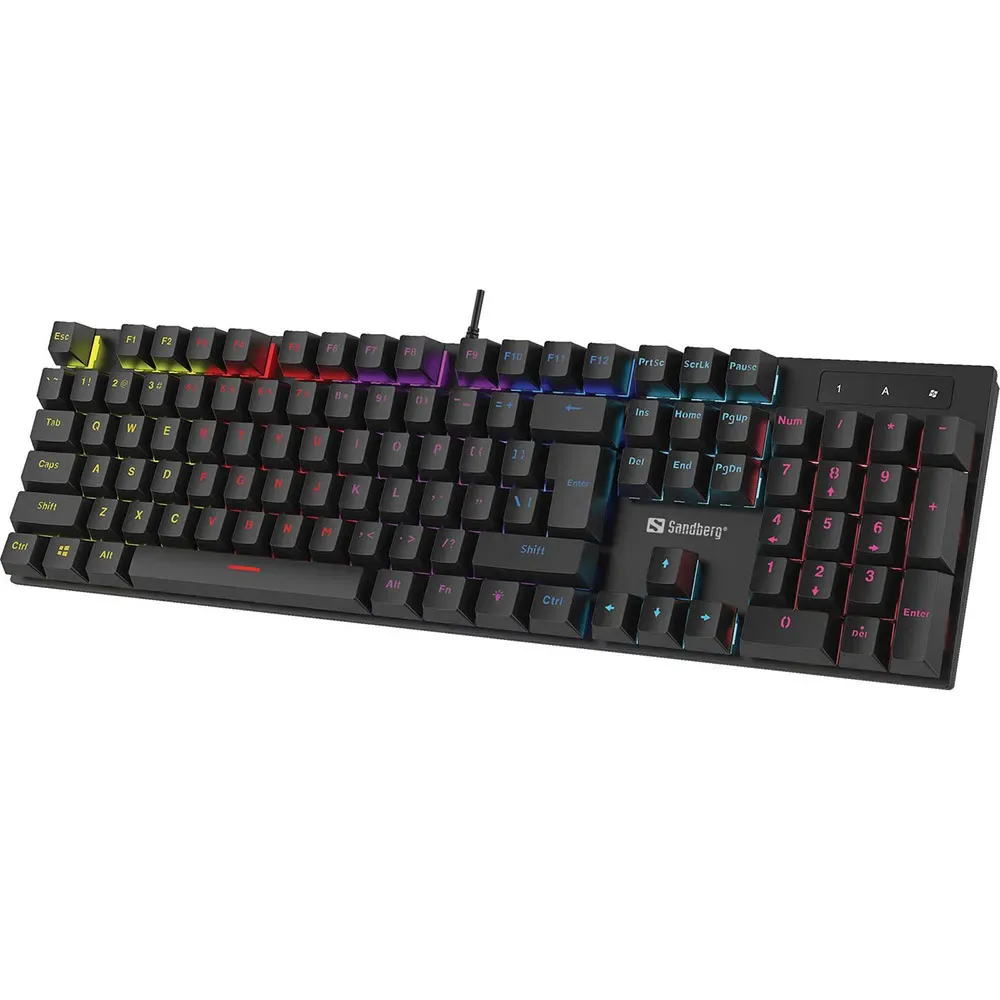 Mechanical Gamer Mekanisk Tastatur Til Spil fra Sandberg – cover