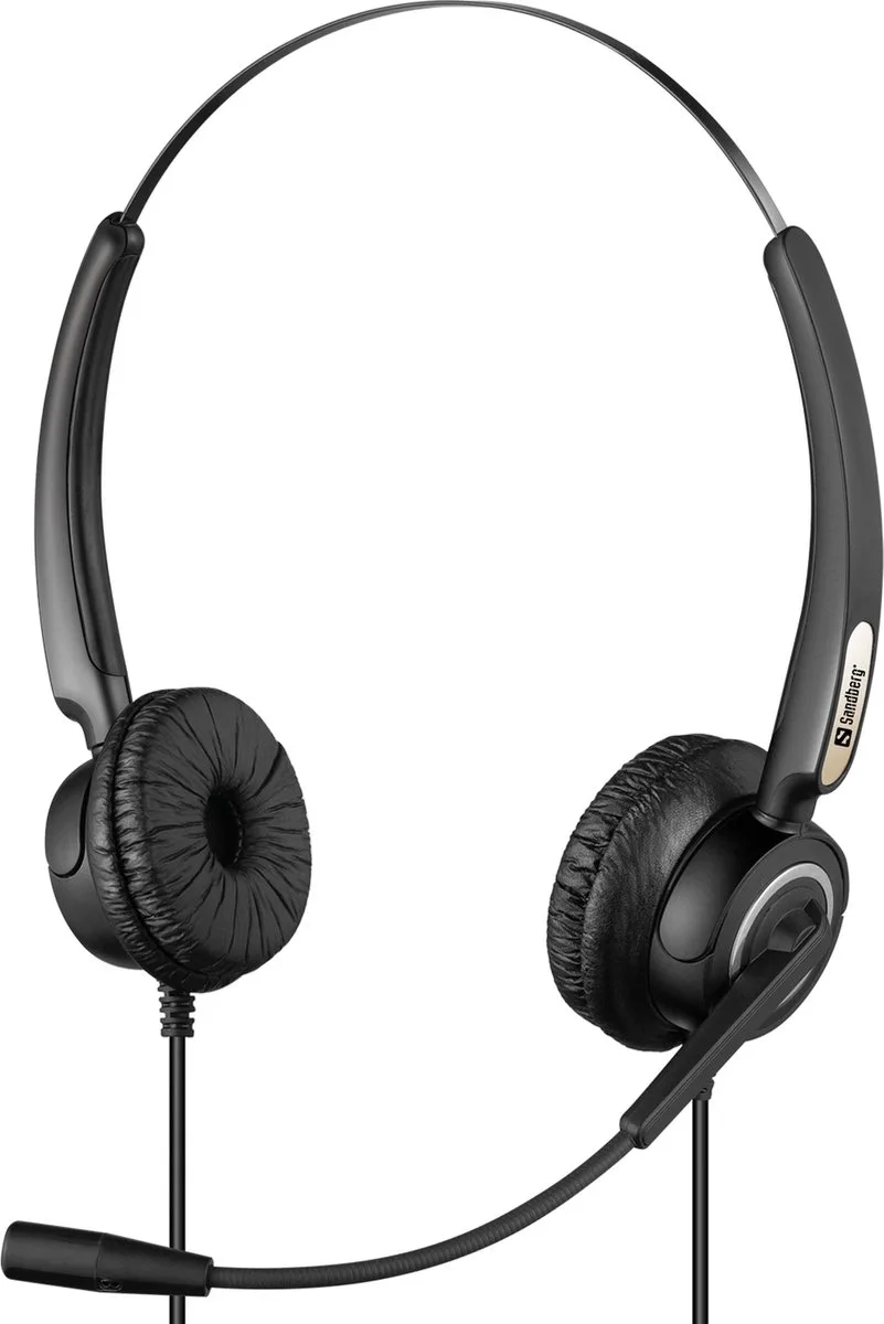 Kantoor Pro - headset de Sandberg, Noir – jaquette