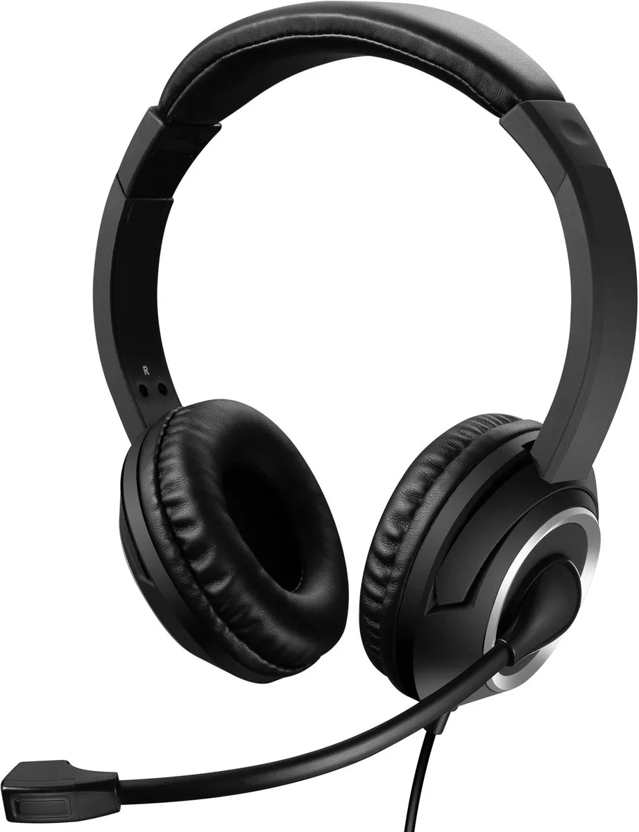 MiniJack Chat Headset - hoofdtelefoon de Sandberg, Noir – jaquette