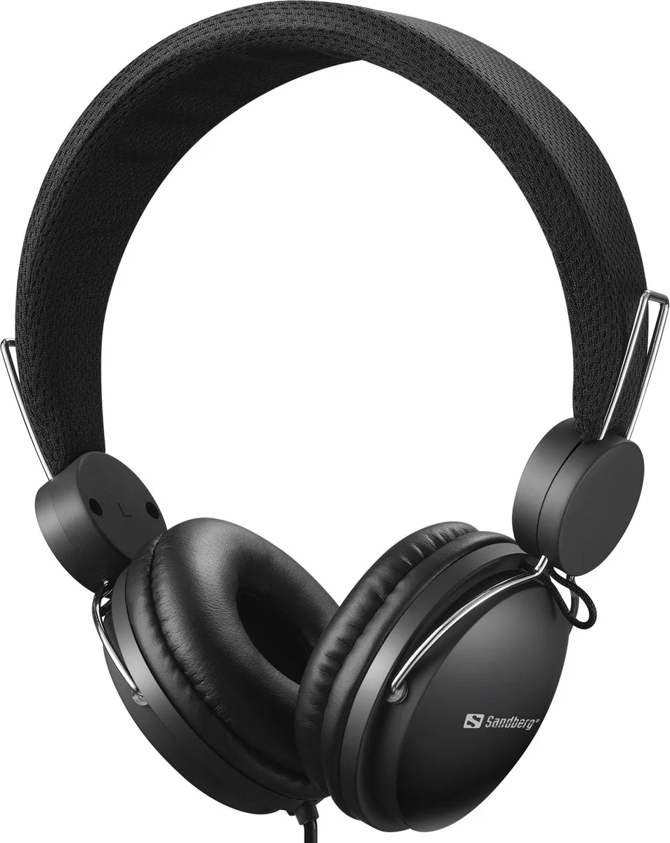 MiniJack headset met lijn-microfoon de Sandberg, Noir – jaquette
