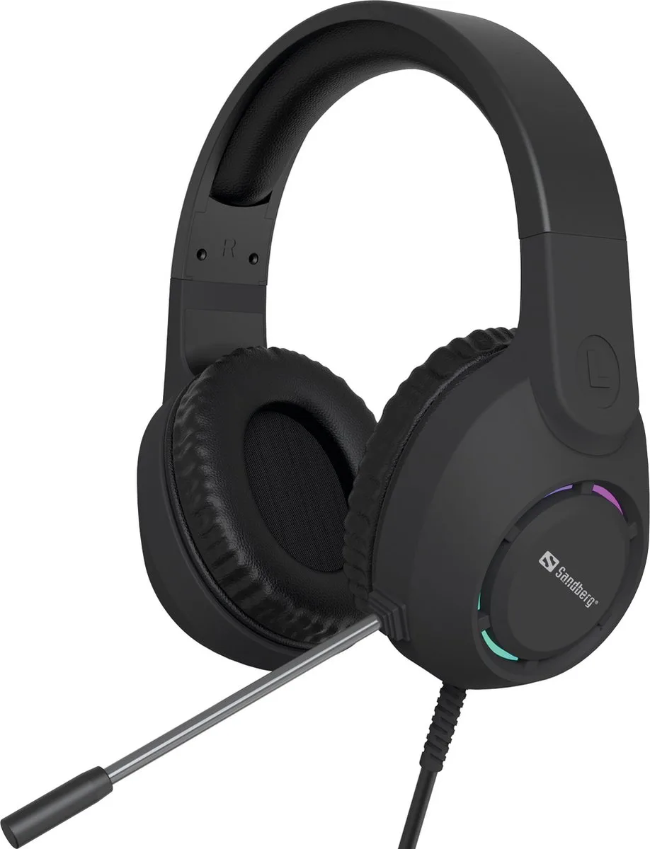 BossBlaster USB Headset van Sandberg, Zwart – cover