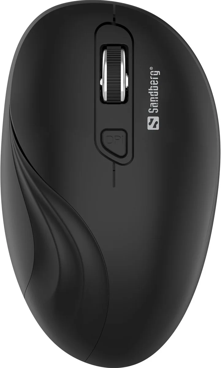 Wireless Mouse de Sandberg, Noir – jaquette
