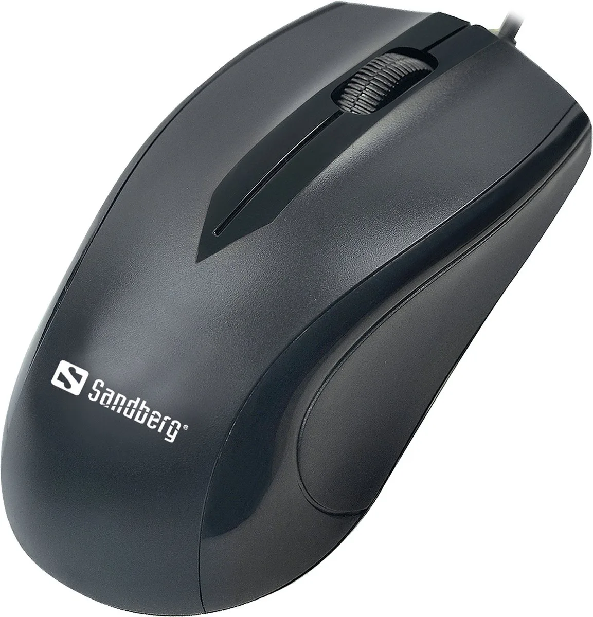 SANDBERG Souris filaire optique multicolore 3 Boutons 1200 dpi molette intégrée de Sandberg, Noir – jaquette