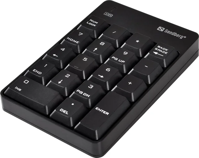 Wireless Numeric Keypad 2 – Draadloos Numeriek Toetsenbord met USB Ontvanger
