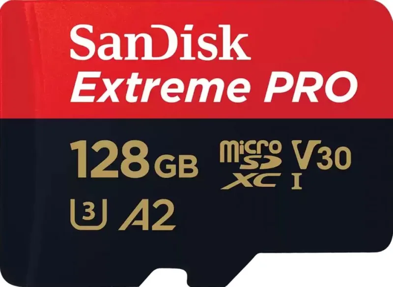 Extreme PRO microSDXC V30 - Flashgeheugenkaart de SanDisk, 128 GB – jaquette
