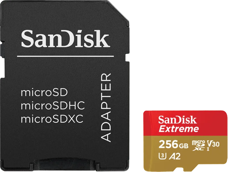 MicroSDXC Extreme 130MB/s van SanDisk, 256 GB – cover