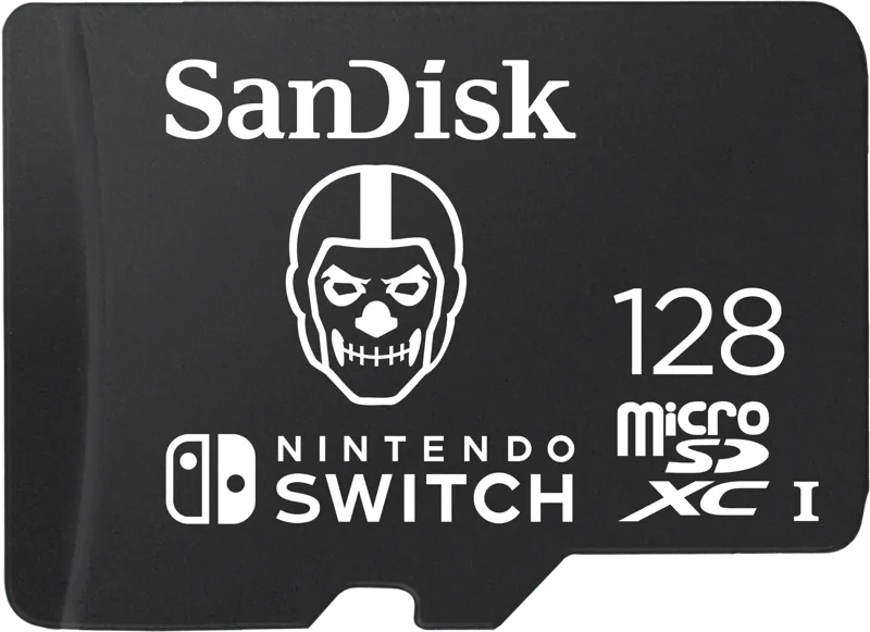MicroSDXC Extreme Gaming Fortnite (Nintendo licensed) by SanDisk, 128 GB – cover