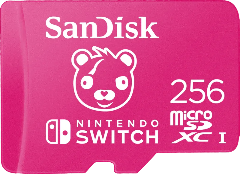 MicroSDXC Extreme Gaming Fortnite (Nintendo licensed) by SanDisk, 256 GB – cover