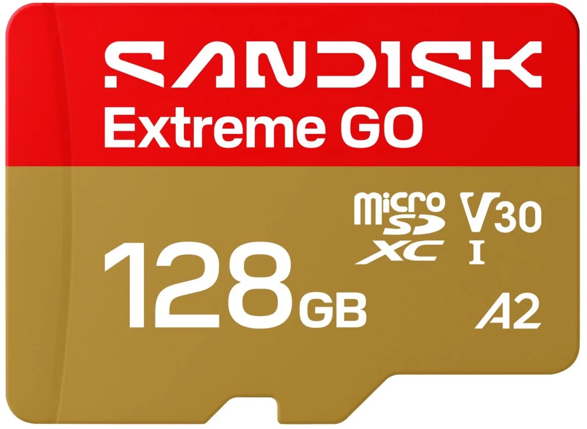 Extreme Go Microsdxc Uhs-i 128gb Minneskort från SanDisk, 128 GB – omslag