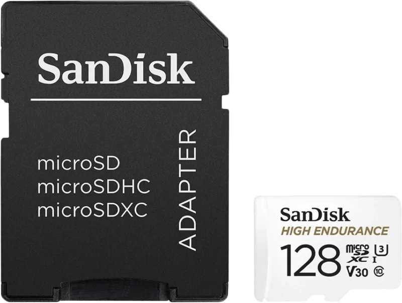MicroSDXC High Endurance 40MB/s by SanDisk, 128 GB – cover