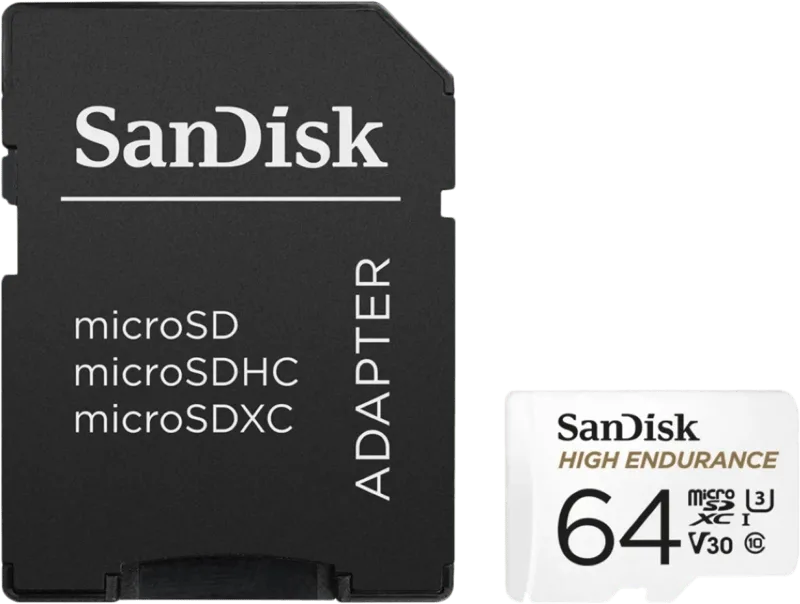 MicroSDXC High Endurance 40MB/s van SanDisk, 64 GB – cover