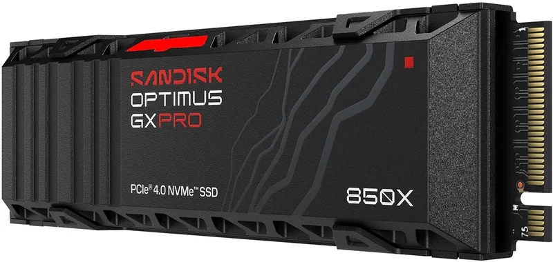 Optimus GX PRO 850X - Interne SSD met Heatsink - PCIe 4.0 - NVMe M.2 - 1 TB van SanDisk – cover