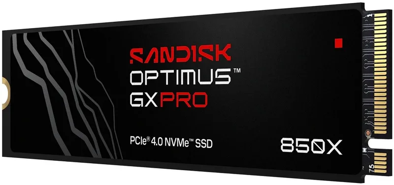 Optimus GX PRO 850X - Interne SSD - PCIe 4.0 - NVMe M.2 - 1 TB de SanDisk – jaquette