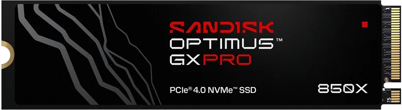 Optimus GX PRO 850X - Interne SSD - PCIe 4.0 - NVMe M.2 - 2 TB de SanDisk – jaquette