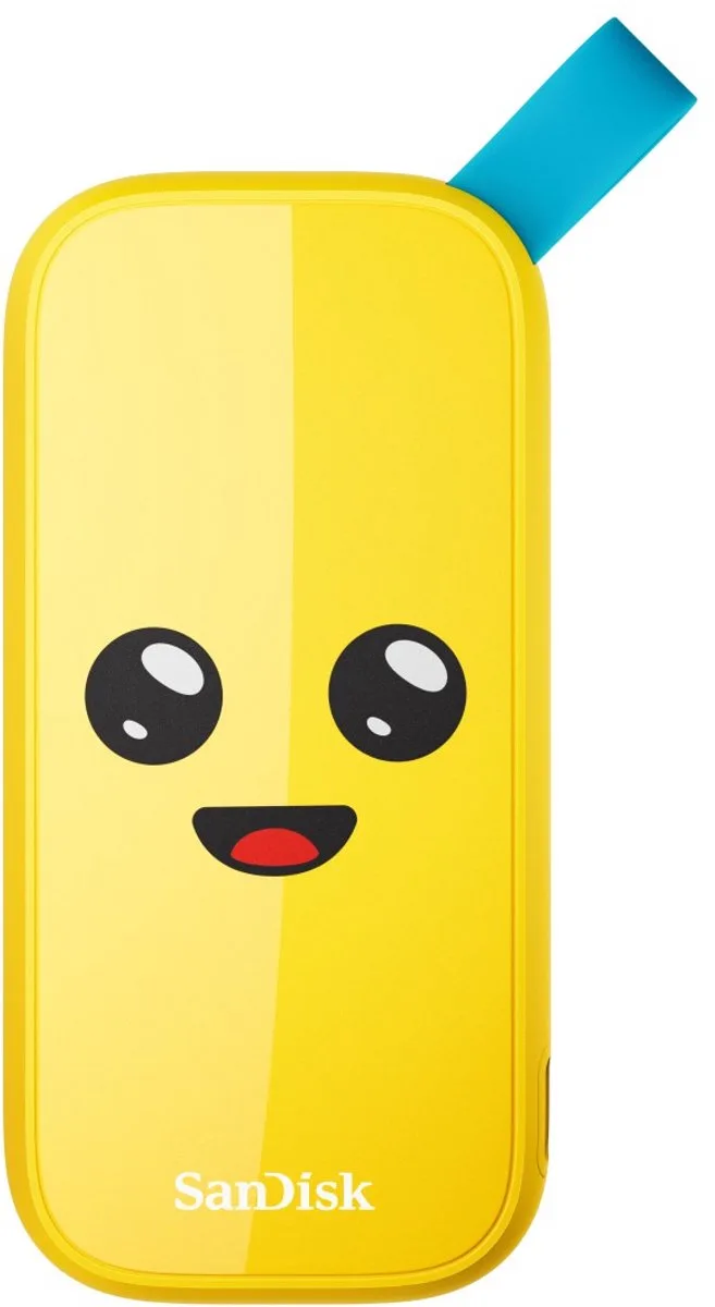 SSD Portable Fortnite -Peely Edition 800MB/s USB3.2 by SanDisk, Yellow, 2 TB – cover
