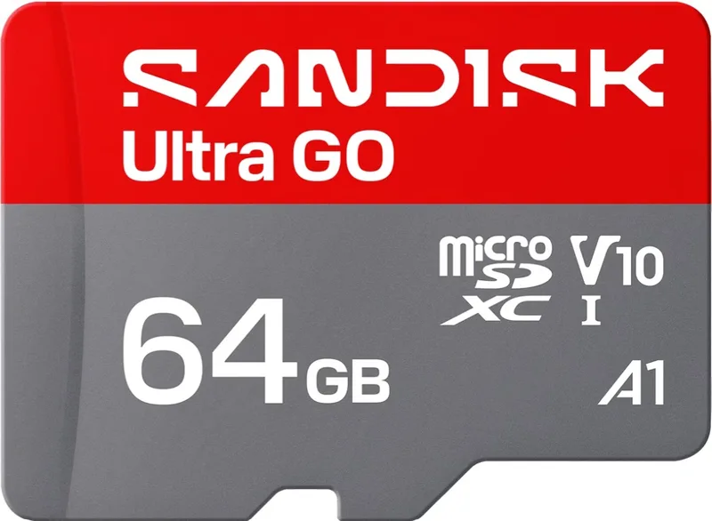 Ultra GO microSD - Flashgeheugenkaart van SanDisk, 64 GB – cover