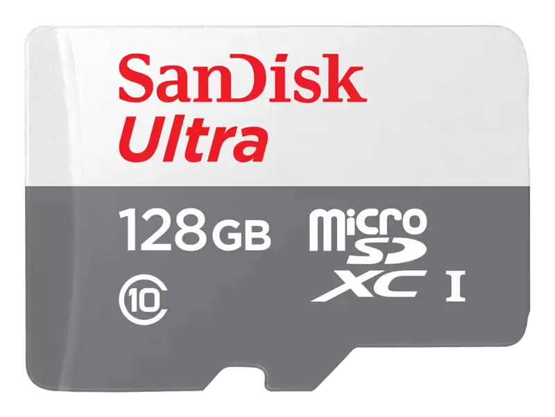 Ultra MicroSDXC - Flashgeheugenkaart by SanDisk, 128 GB – cover