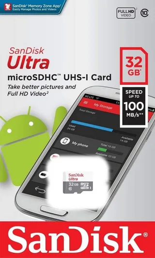 Ultra MicroSDXC - Flashgeheugenkaart van SanDisk, 32 GB – cover 3 van 3